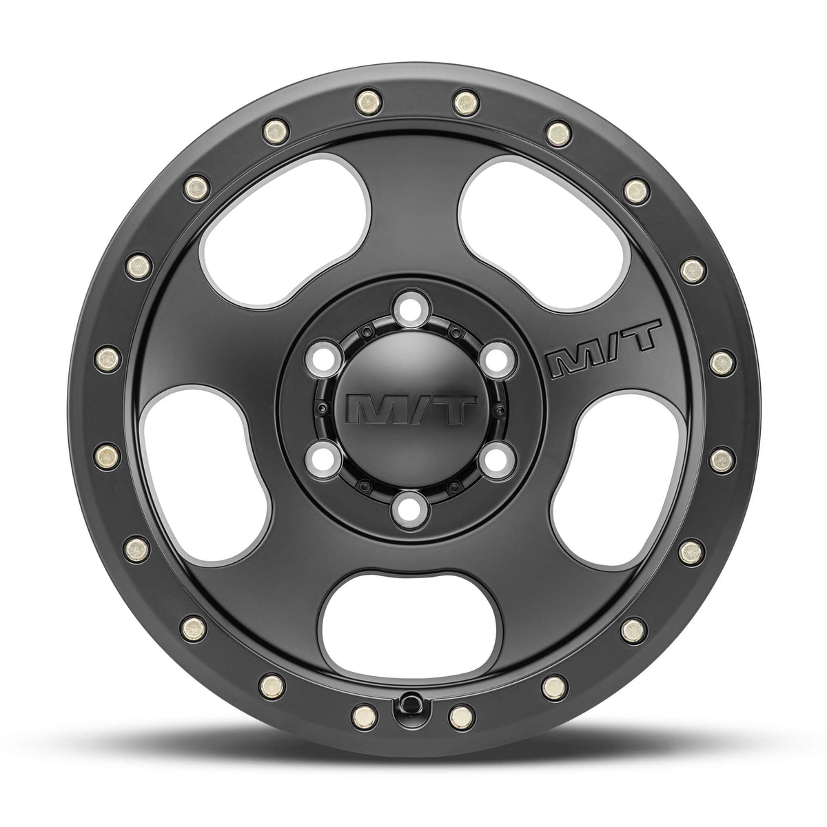 Mickey Thompson 226100585 1 Mickey Thompson 18x9 8X180 +00 Canyon Pro Black Satin Black with Zinc Bolts Wheel Rim