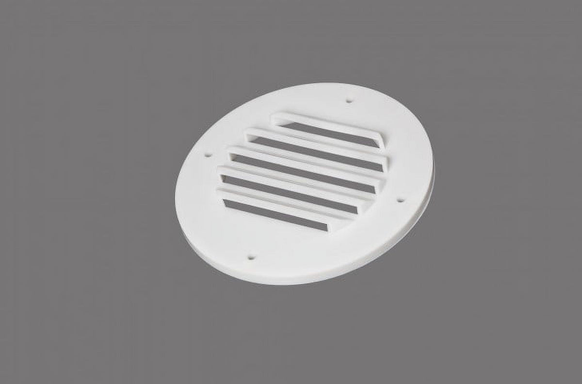 MTS 312 MTS Products 312 Battery Box Vent Outside Vent White 4-1/2 Inch Diameter