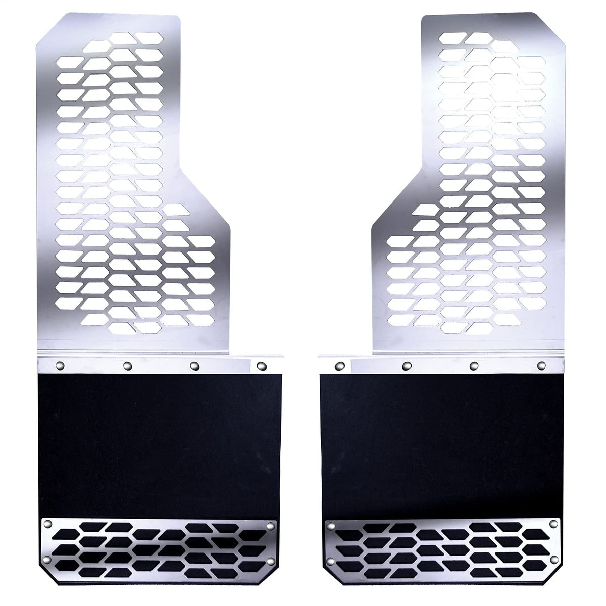 Putco 78050 Putco Mud Skins; Polished Ss Fits Ford Su - 78050 Fits select: 2011-2016 FORD F250, 2011-2016 FORD F350