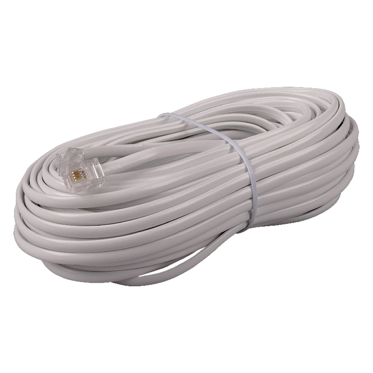 RCA RCA Rounded Phone Line Cord (50 Ft.; White), TP443WHRV