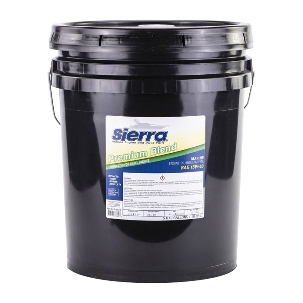 Sierra 18-9554-5 Sierra 18-9554-5 15W-40 Premium Blend Engine Oil - 5 Gallon