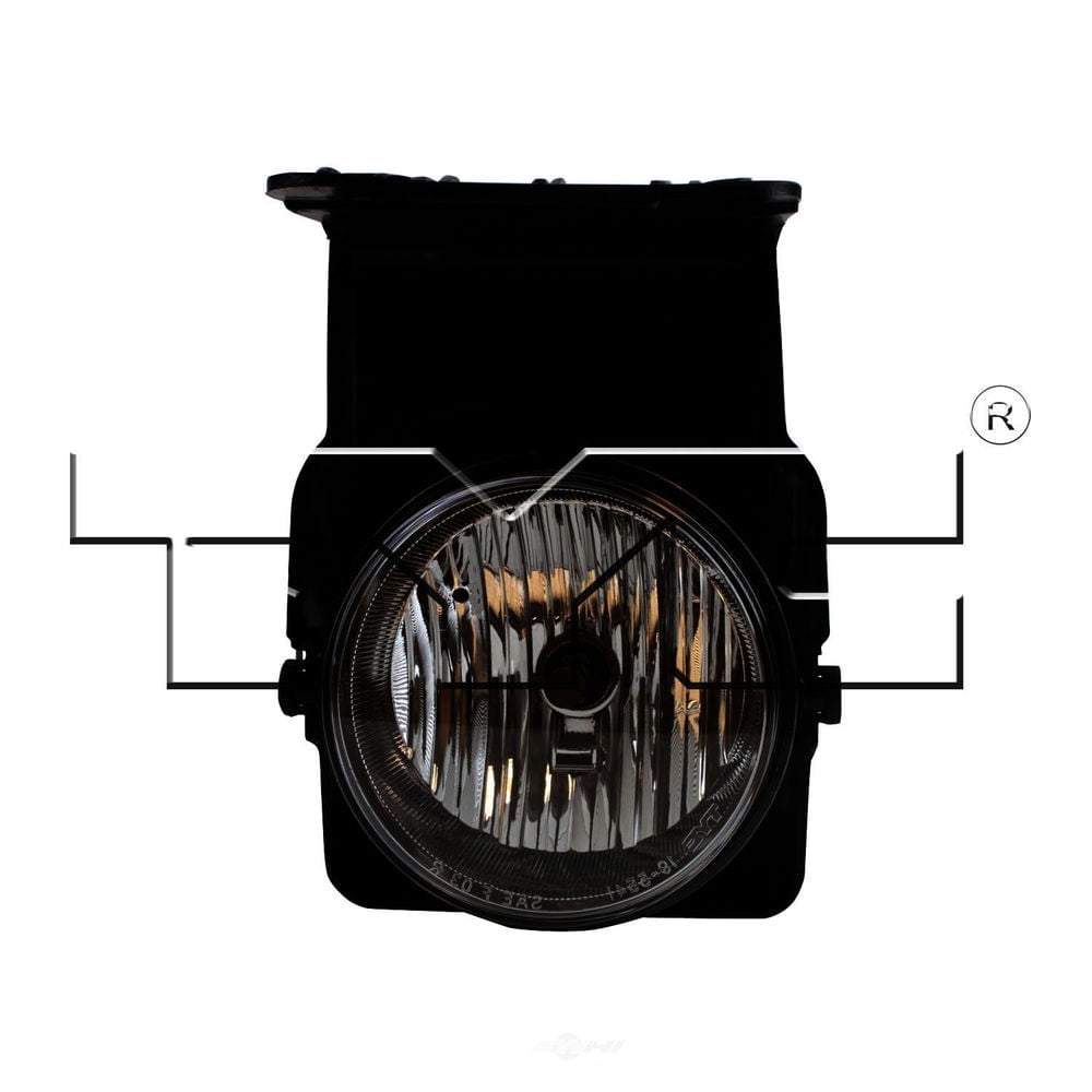 TYC TYC 19-5542-90-9 CAPA Certified Fog Light Assembly Fits select: 2005-2007 GMC NEW SIERRA, 2005-2007 GMC SIERRA