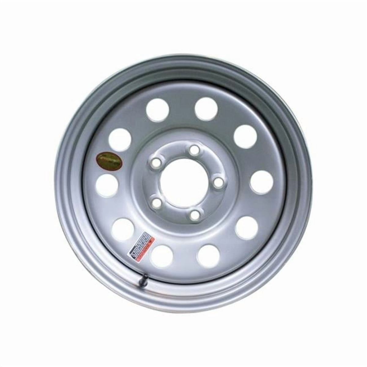 Taskmaster Components MX560655SM1BX Taskmaster TMC-X560655SM1 15 x 6 in. Modular Trailer Wheel, Silver - 6 x 5.5 in. Bolt Pattern
