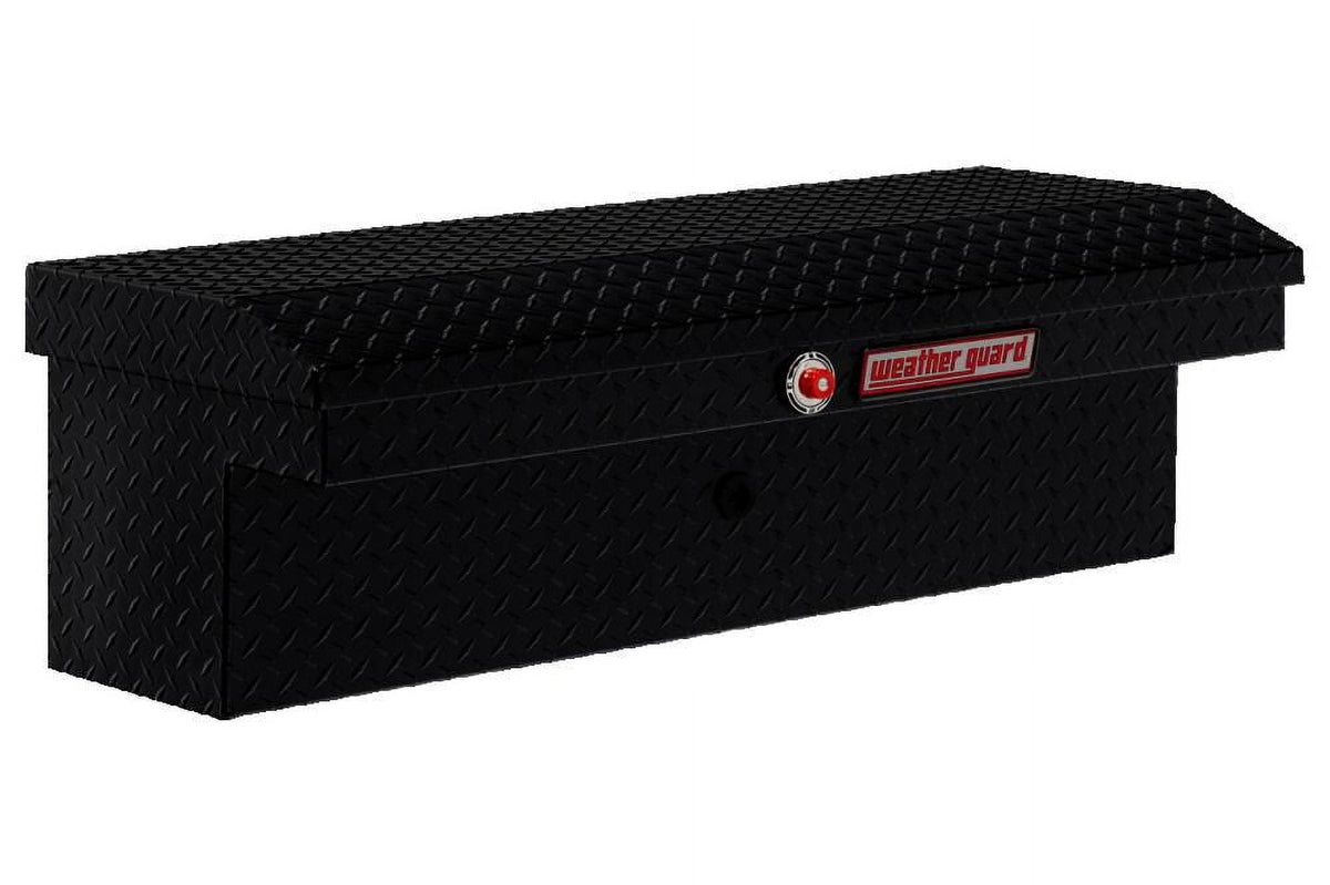 Weather Guard 180-5-04 Weather Guard 41In Low Profile Lo-Side Truck Tool Box Aluminum Gloss Black