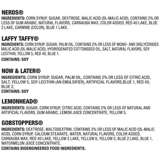 Nerds Nerds Halloween Candy Variety Mix Bag, 430 Pieces, 105.7 oz