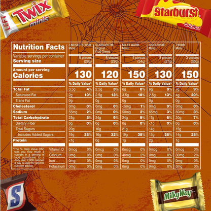 Mars Mars Halloween Candy Variety Pack, 290 Pieces