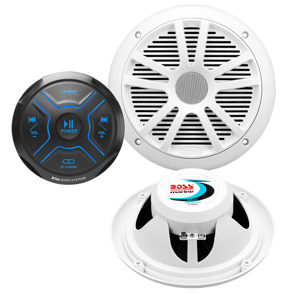 Boss Audio MG150W.6 Boss Audio MG150W.6 Kit w/MGR150B &amp; 2 MR6W Speakers
