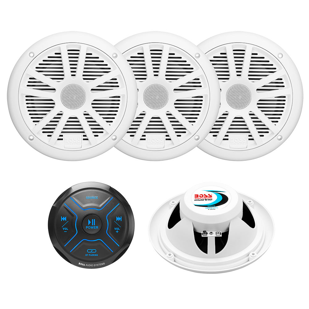 Boss Audio MG250W.64 Boss Audio MG250W.64 Kit w/MGR150B &amp; 2 Pairs of MR6W Speakers