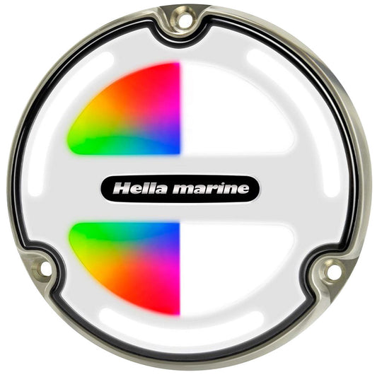 Hella Marine 016831001 Hella Marine Apelo A3 RGBW Underwater Light - Bronze - White Lens