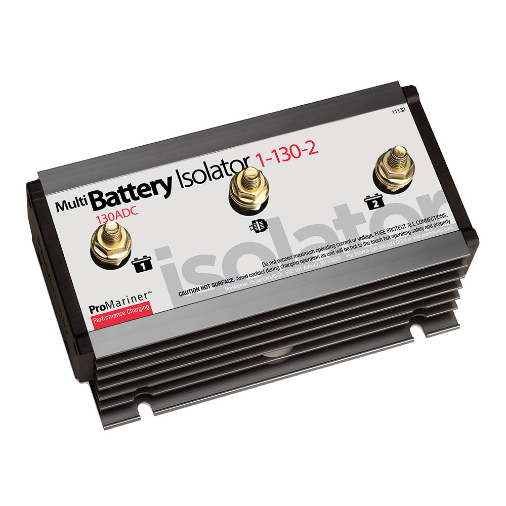 ProMariner 11132 ProMariner Battery Isolator - 130 AMP - 1 Alternator - 2 Battery