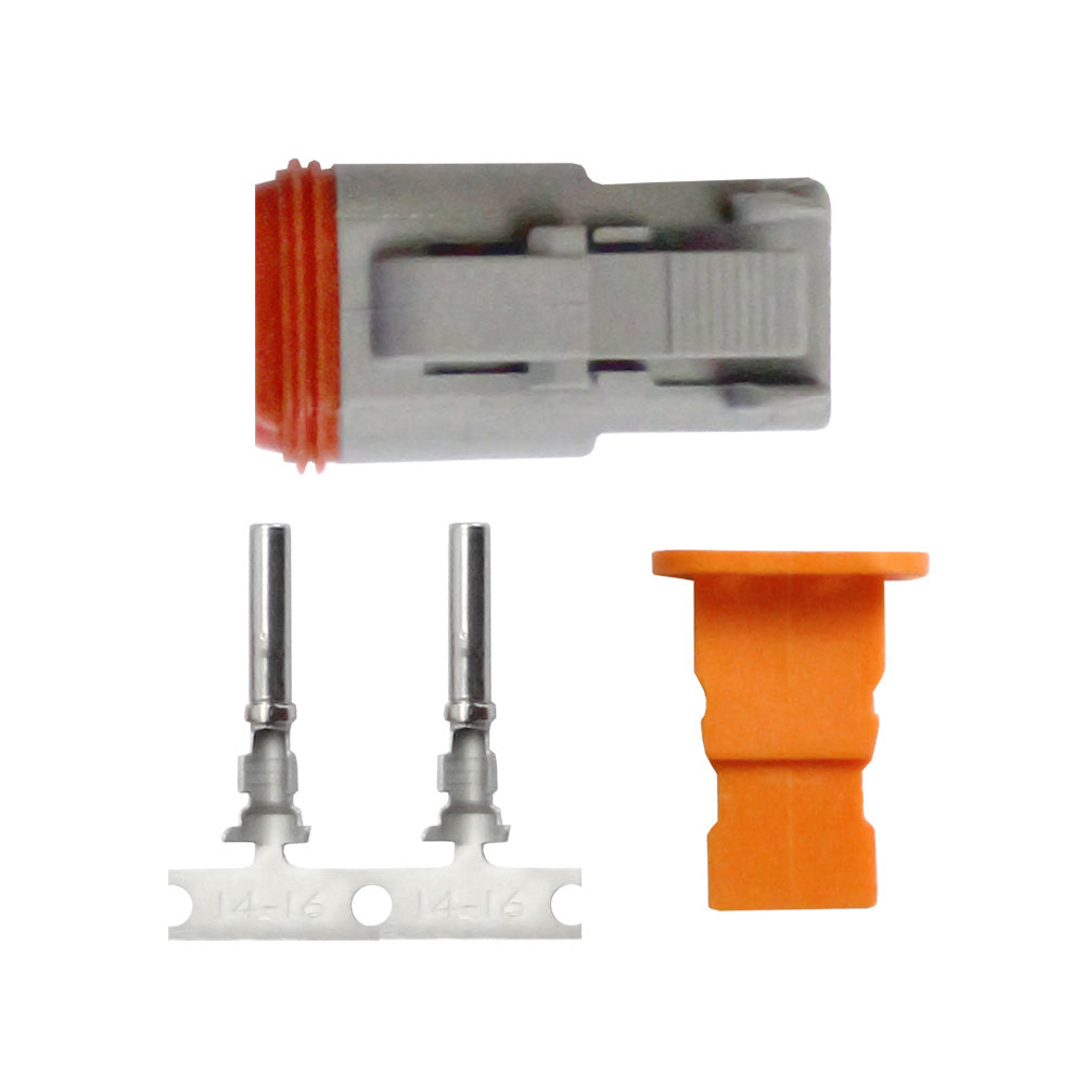 Pacer TDT06F-2RS Pacer DT Deutsch Plug Repair Kit - 14-18 AWG (2 Position)