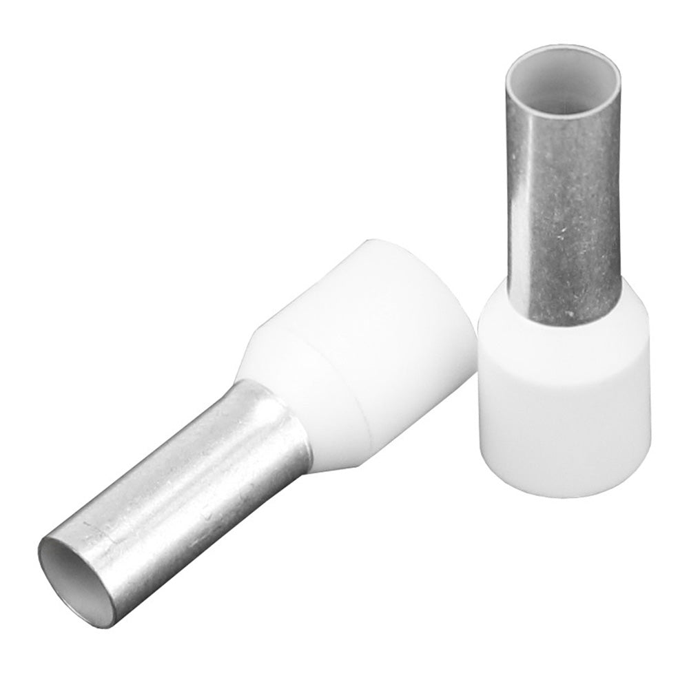 Pacer TFRL8-12MM-10 Pacer Ivory 8 AWG Wire Ferrule - 12mm Length - 10 Pack