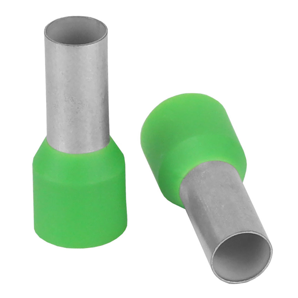 Pacer TFRL6-12MM-10 Pacer Green 6 AWG Wire Ferrule - 12mm Length - 10 Pack