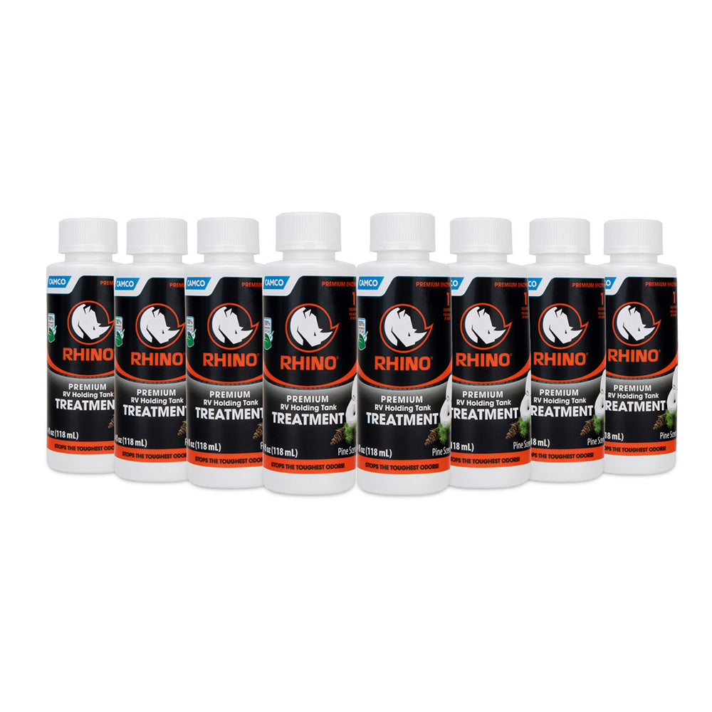 Camco 41511 Camco Rhino Premium RV Holding Tank Treatment - 8 Single 4oz Bottles