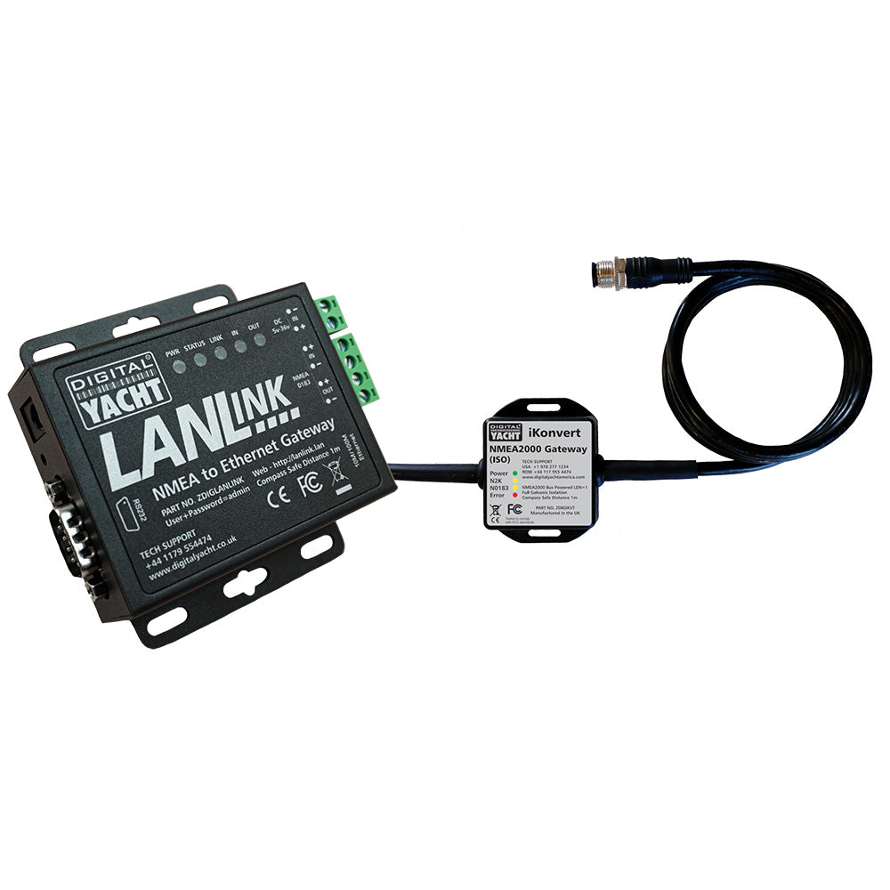 Digital Yacht ZDIGLANLN2K Digital Yacht LANLink NMEA 2000 To Ethernet Gateway