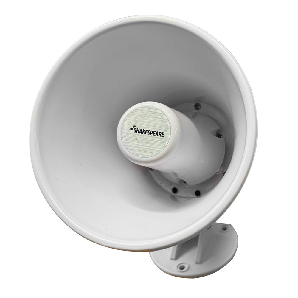 Shakespeare HS-5A Shakespeare 15W 4-Ohm 5" Loud Hailer Speaker w/Bracket &amp; Talkback - White