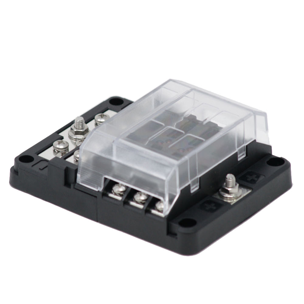 Egis Mobile Electric 8025 Egis RT Fuse Block 6 Position w/Ground &amp; LED Indication