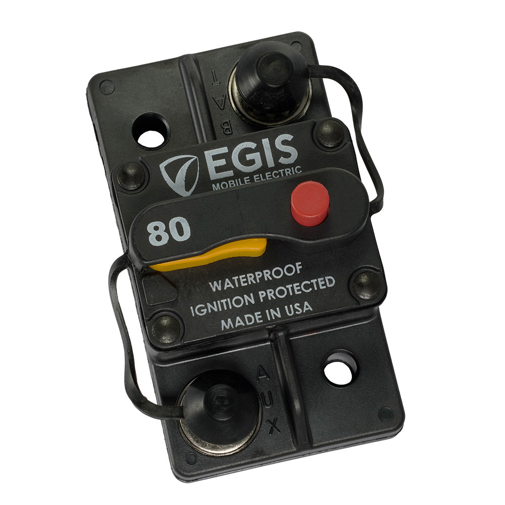 Egis Mobile Electric 4703-080 Egis 80A Surface Mount Circuit Breaker - 285 Series