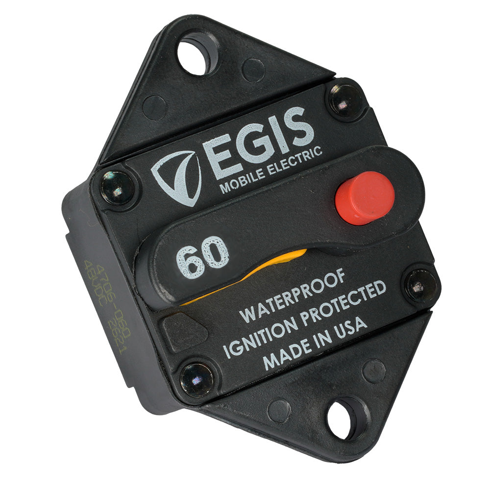 Egis Mobile Electric 4706-060 Egis 60A Panel Mount Circuit Breaker - 285 Series