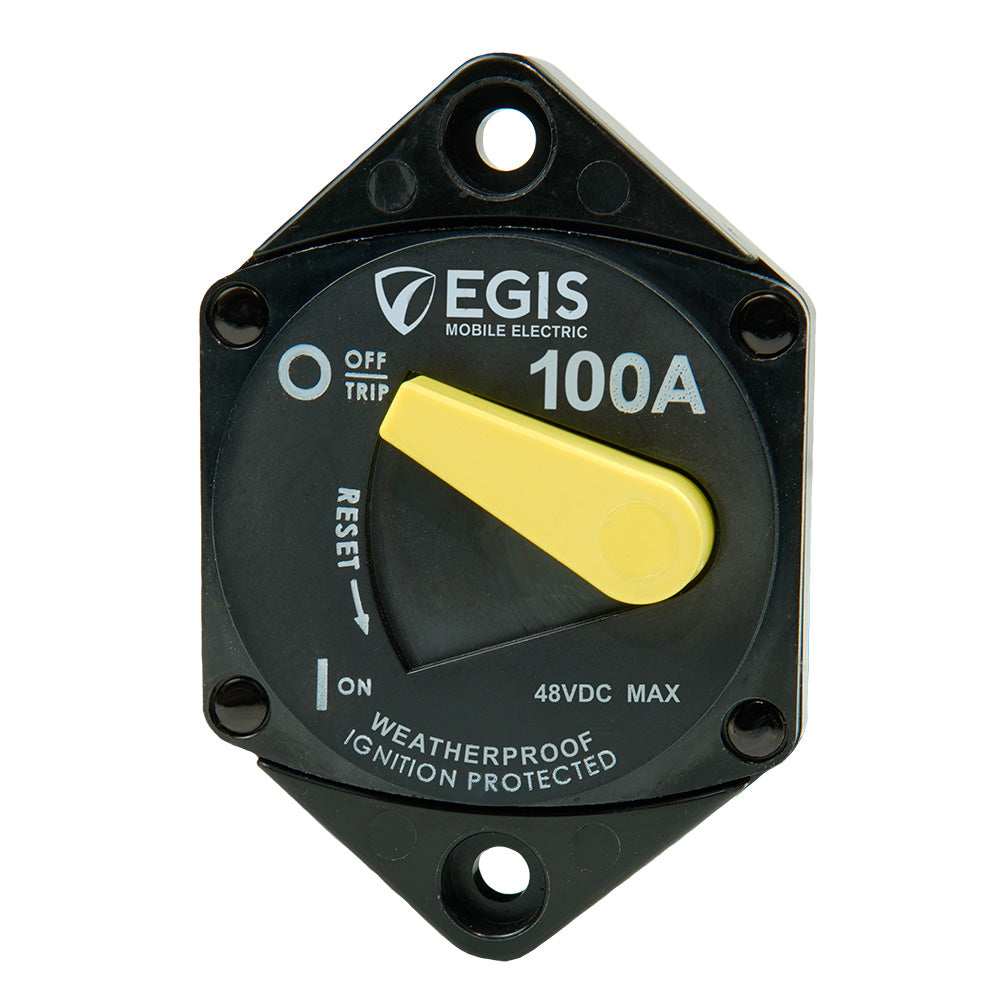 Egis Mobile Electric 4707-100 Egis 100A Panel Mount 87 Series Circuit Breaker