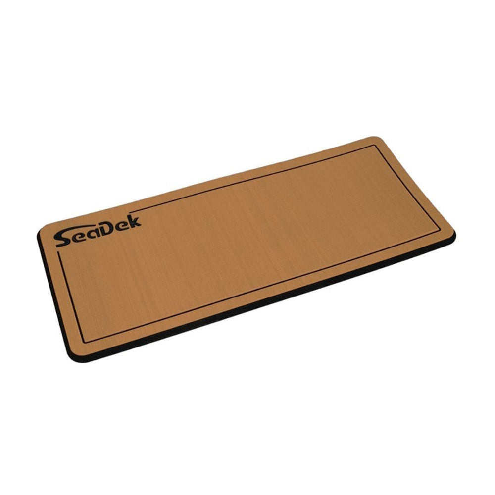SeaDek 37926-80327 SeaDek 16&rdquo; x 39" 20mm Dual Density Large Helm Pad w/SeaDek Logo - Brushed Texture - Mocha/Black (406.4mm x 990.6mm x 20mm)
