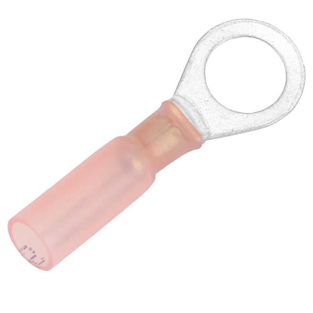 Pacer TE18-56R-25 Pacer 22-18 AWG Heat Shrink Ring Terminal - 5/16" Stud Size - 25 Pack