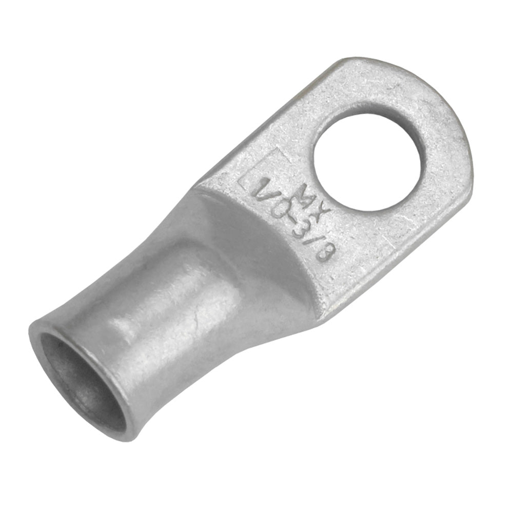Pacer TAE1/0-38R-10 Pacer Tinned Lug 1/0 AWG - 3/8" Stud Size - 10 Pack