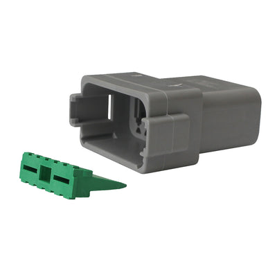 Pacer Deutsch DT Receptacle &amp; Wedge Lock Kit - 12 Position - 5 Pack