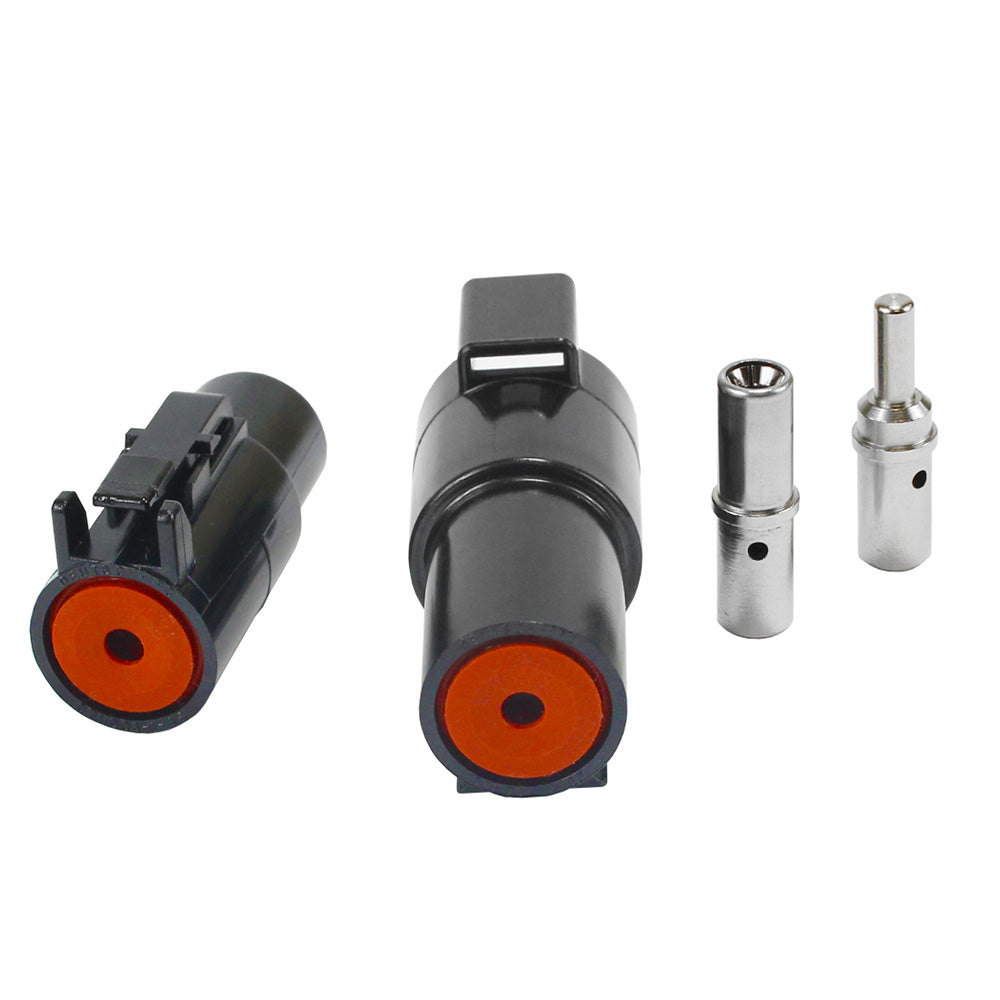 Pacer TDTHD-1-8KT Pacer Deutsch 10-8 AWG DTHD Power Plug &amp; Receptacle w/Pin &amp; Socket