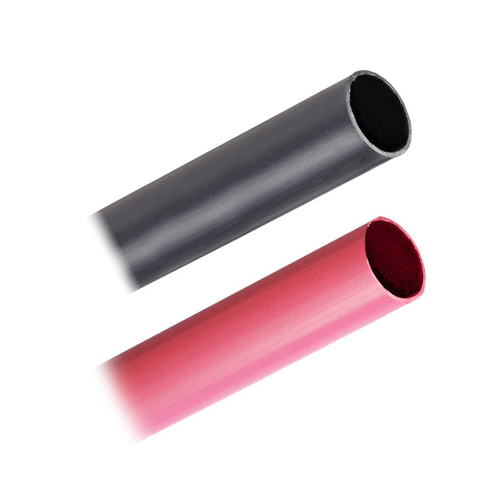 Pacer BHW3/4-3BKRD Pacer Battery Cable Heavy Wall Heat Shrink Tubing - 3/4" x 3" - Black/Red (2-Pieces Combo Pack)