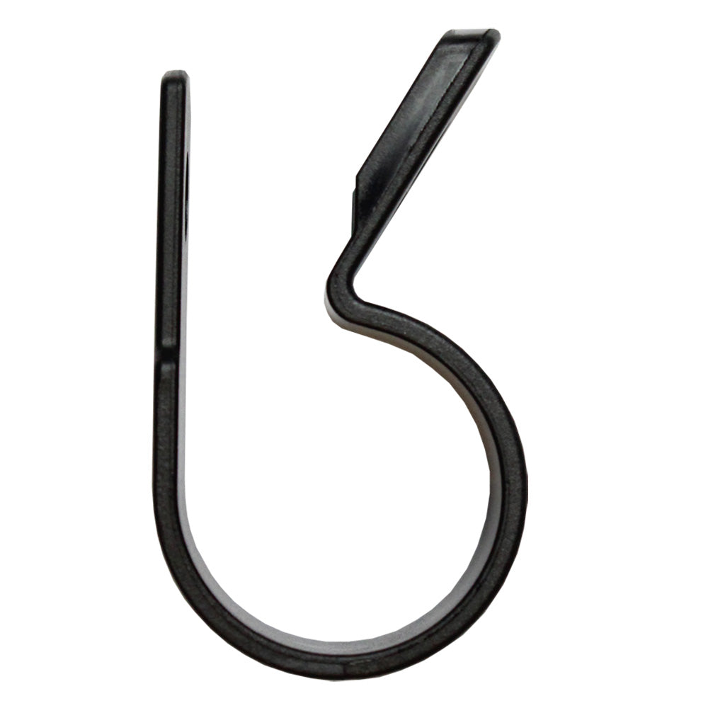 Pacer BCCH16-25BK Pacer UV Resistant Nylon C-Clamps - 1" - Black - 25 Pack