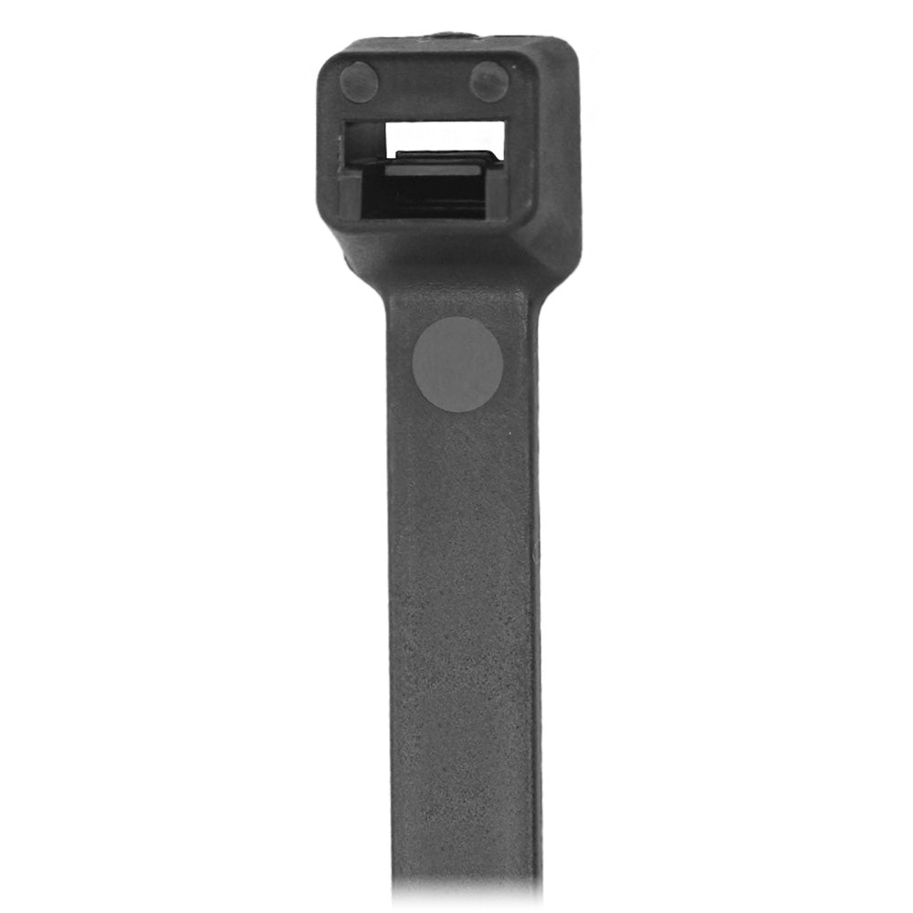 Pacer CT4H-50BK Pacer 15" Cable Tie - Black - 120lb Tensile Strength - 4" Bundle Diameter - 100 Piece Bag
