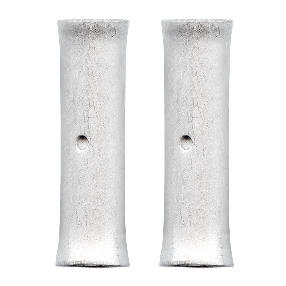 Pacer TBS1/0-2 Pacer Seamless Butt Splice - 1/0 AWG - Non-Insulated - 2 Pack