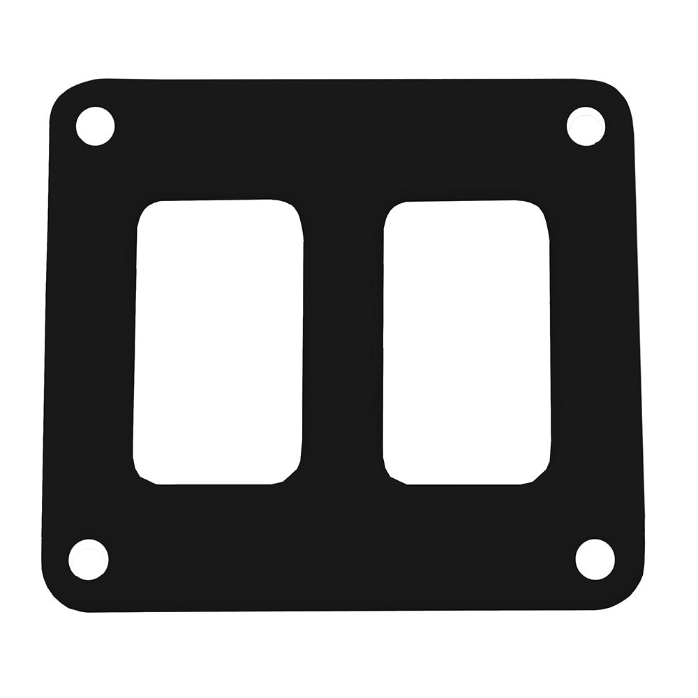Pacer PSC-21-BK Pacer Switch Panel - 2 Switch &amp; 1 Row - 3" x 2.75" - Black Powder Coated Aluminum