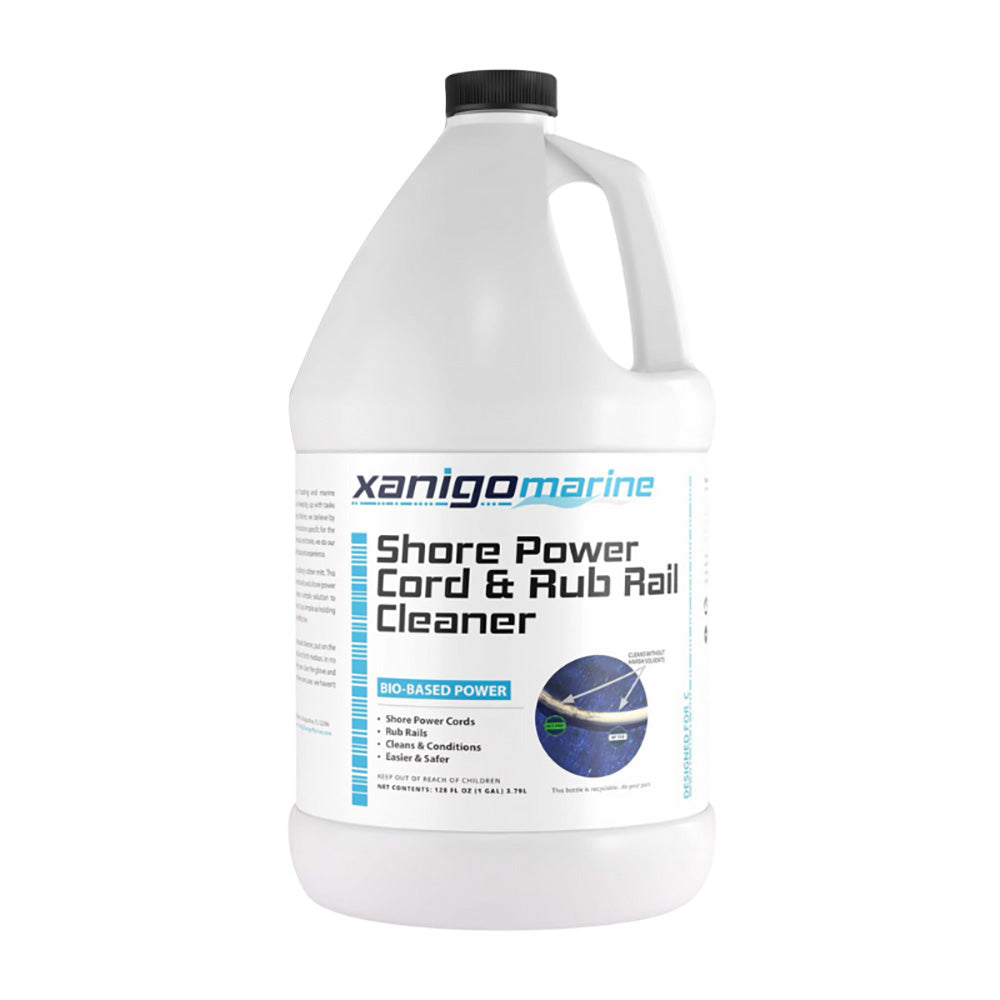 Xanigo Marine XMSPC1G Xanigo Marine Shore Power Cord &amp; Rub Rail Cleaner - 1 Gallon