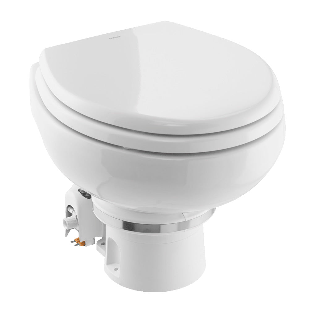 Dometic 9610007270 Dometic&trade; MasterFlush MF 7120 - White - Electric Macerating Toilet w/Orbit Base &amp; Slow Close Seat - Freshwater - 12V