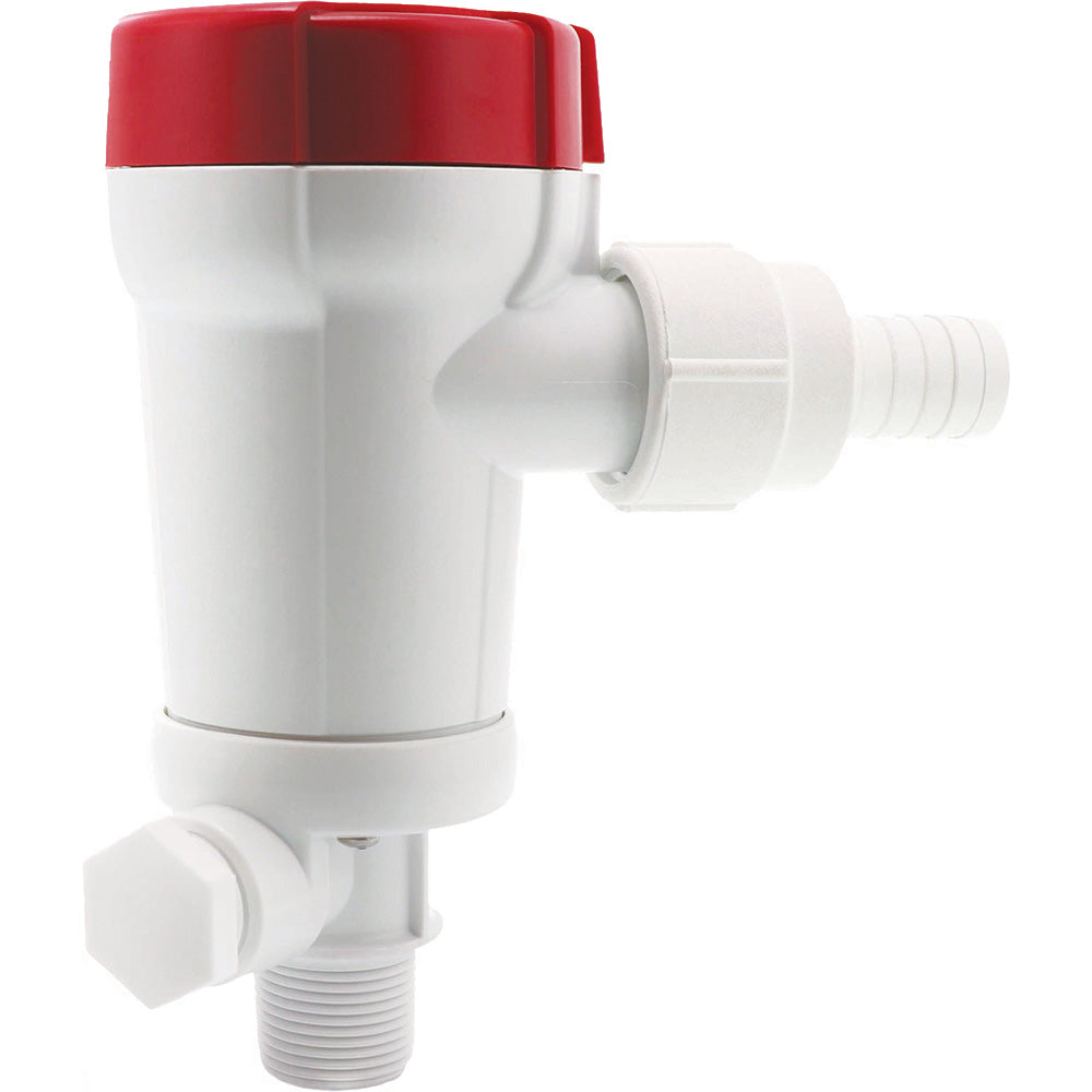 Rule 603FC Rule 800 GPH Livewell Pump Straight Seacock Inlet
