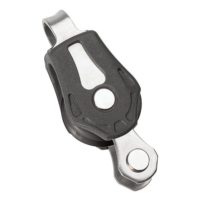 Barton Marine Size 0 20mm Plain Bearing Pulley Block Single Fixed Eye &amp; Becket