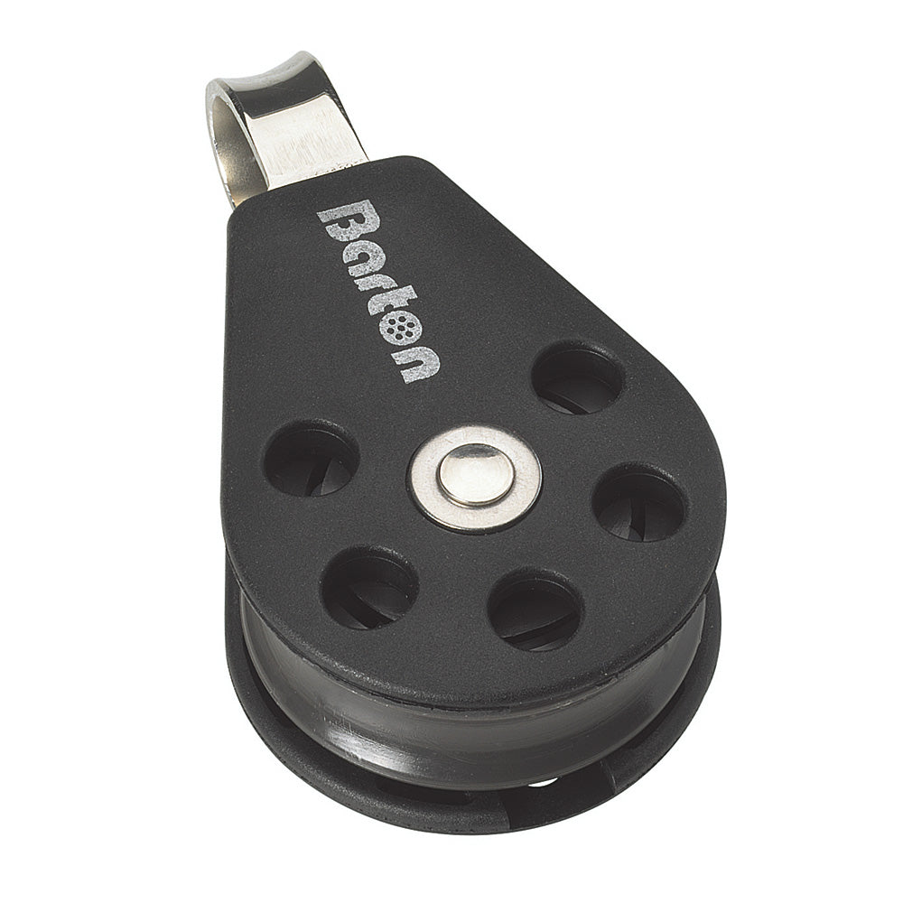 Barton Marine N03110 Barton Marine Size 3 45mm Plain Bearing Pulley Block Single With Fixed Eye