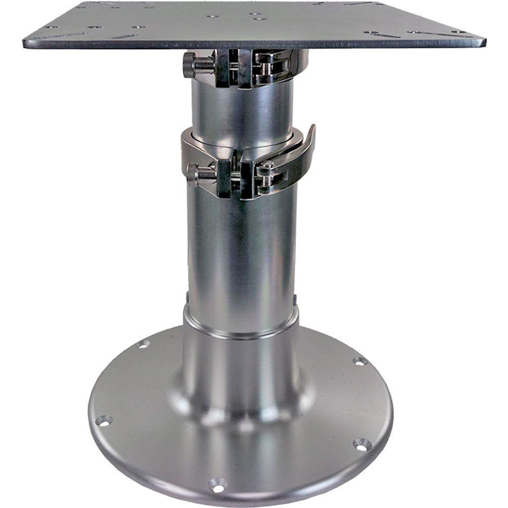 Springfield Marine 1660236 Springfield Pedestal - 3-Stage Table - 16"-30" - Brite Dip