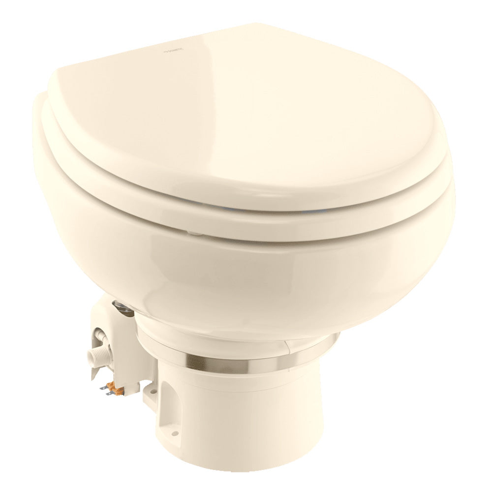 Dometic 9610007276 Dometic&trade; MasterFlush 7160 Bone Electric Macerating Toilet w/Orbit Base - Raw Water - 12V