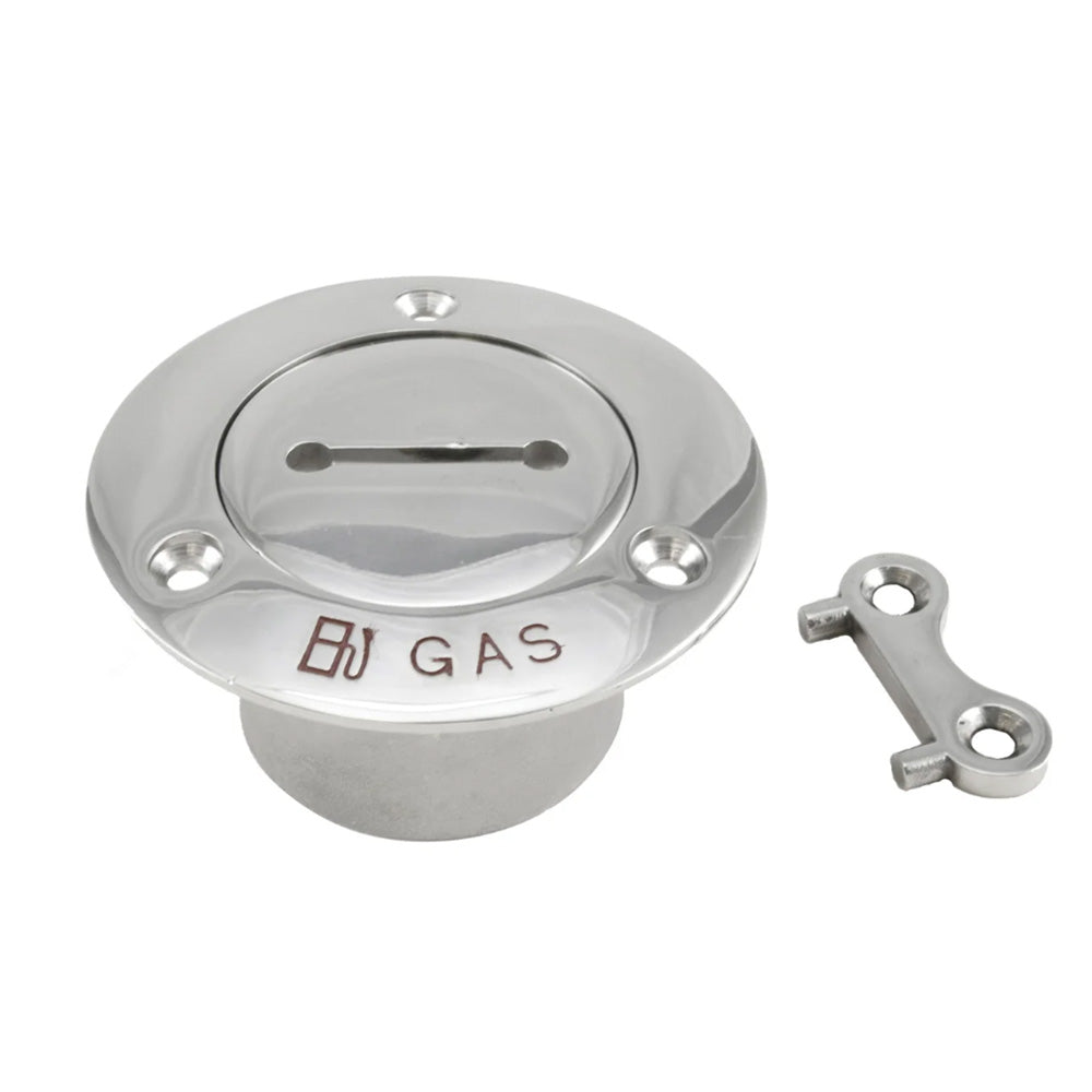 Whitecap 6131 Whitecap Pipe Deck Fill w/Key - 2" Pipe (Gas)