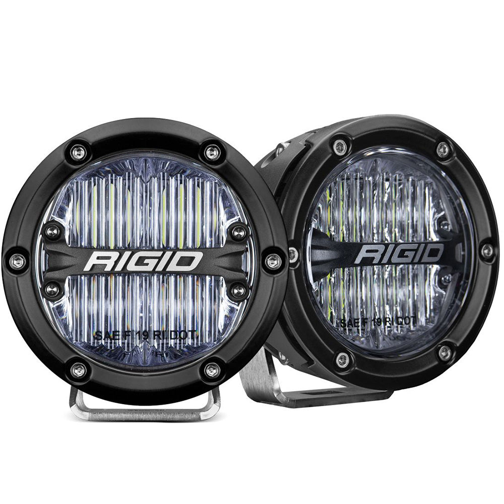 RIGID Industries 36120 RIGID Industries 360-Series 4" LED SAE Fog Beam - White - Set of 2