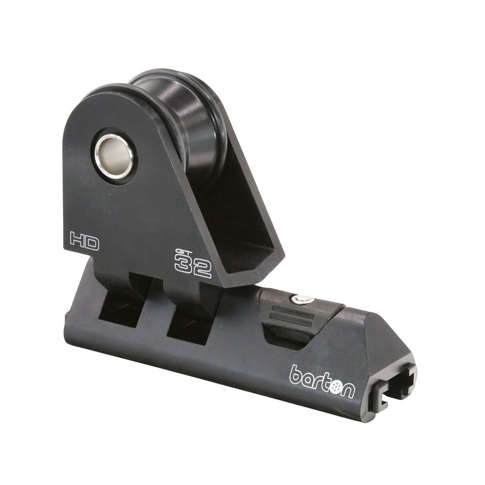 Barton Marine 32101HDB Barton 32mm HD Pin Genoa Car Heavy Duty w/Plunger Stop - Black