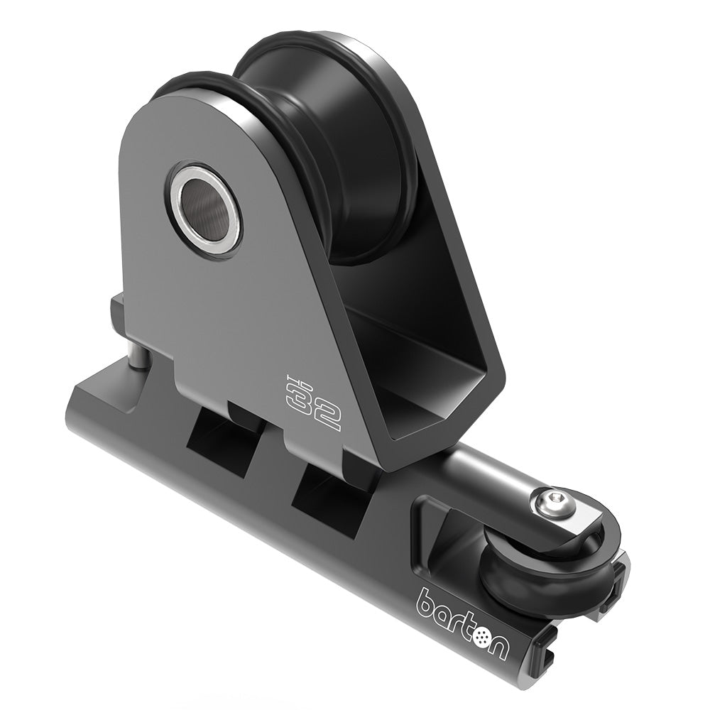 Barton Marine 32211HDB Barton 32mm Towable Genoa Car 2:1 Purchase - Heavy Duty - Black