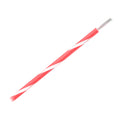 Pacer 14 AWG Gauge Striped Marine Wire 500' Spool - Red w/White Stripe