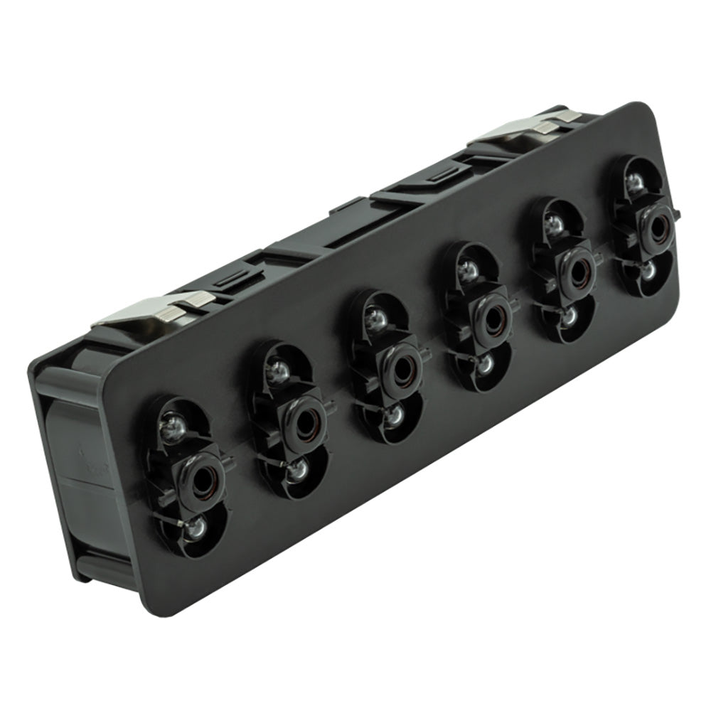 Maretron A3801-6 Maretron VMM6 Contura&reg; Series Digital Switch Module, 6 Rocker - No Actuators w/Right Switch 3-Position &amp; Blue LEDs