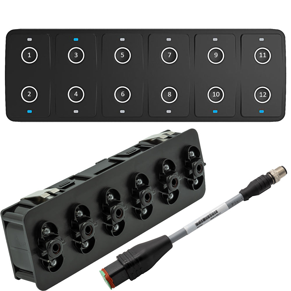 Maretron A3802-2 Maretron CKM12 Keypad w/CKM to NMEA 2000&reg; Adapter Cable - 0.2M (Horizontal Orientation)