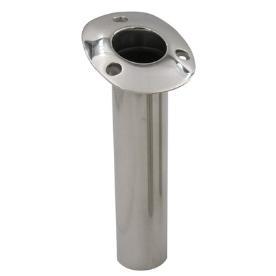 C.E. Smith Flush Mount Rod Holder - 30 Degree - Black Liner - No Logo
