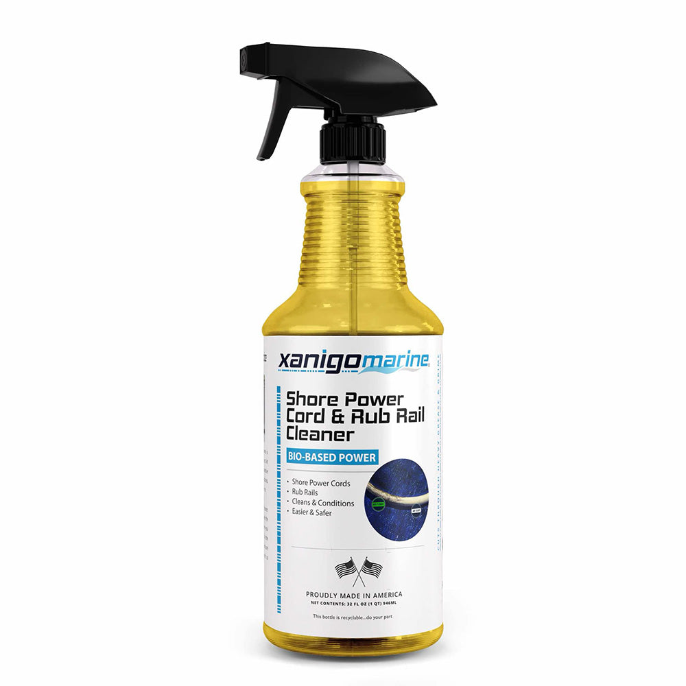 Xanigo Marine XMSPC32 Xanigo Marine Shore Power Cord &amp; Rub Rail Cleaner - 32oz